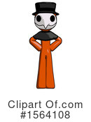 Orange Man Clipart #1564108 by Leo Blanchette