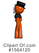 Orange Man Clipart #1564120 by Leo Blanchette