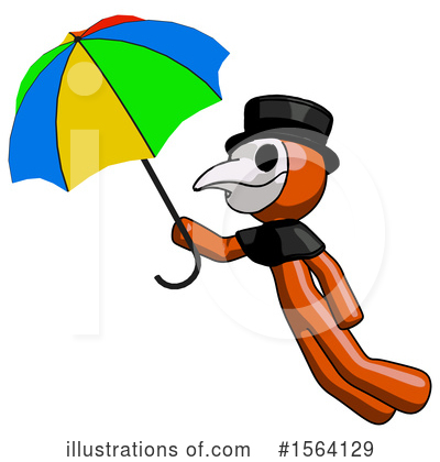 Royalty-Free (RF) Orange Man Clipart Illustration by Leo Blanchette - Stock Sample #1564129