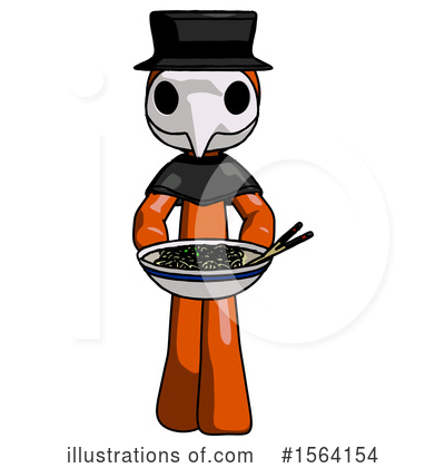 Royalty-Free (RF) Orange Man Clipart Illustration by Leo Blanchette - Stock Sample #1564154