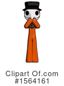 Orange Man Clipart #1564161 by Leo Blanchette