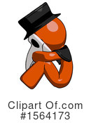 Orange Man Clipart #1564173 by Leo Blanchette