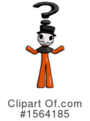 Orange Man Clipart #1564185 by Leo Blanchette