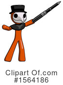 Orange Man Clipart #1564186 by Leo Blanchette