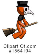 Orange Man Clipart #1564194 by Leo Blanchette