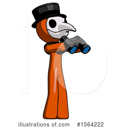 Royalty-Free (RF) Orange Man Clipart Illustration by Leo Blanchette - Stock Sample #1564222
