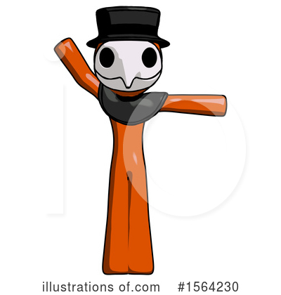 Royalty-Free (RF) Orange Man Clipart Illustration by Leo Blanchette - Stock Sample #1564230