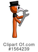Orange Man Clipart #1564239 by Leo Blanchette