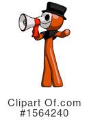 Orange Man Clipart #1564240 by Leo Blanchette