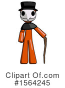 Orange Man Clipart #1564245 by Leo Blanchette