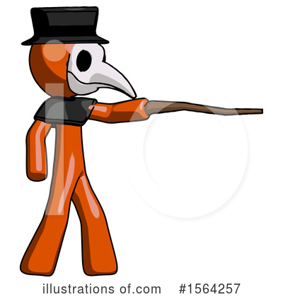 Royalty-Free (RF) Orange Man Clipart Illustration by Leo Blanchette - Stock Sample #1564257