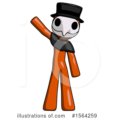 Royalty-Free (RF) Orange Man Clipart Illustration by Leo Blanchette - Stock Sample #1564259