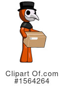 Orange Man Clipart #1564264 by Leo Blanchette