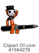 Orange Man Clipart #1564276 by Leo Blanchette