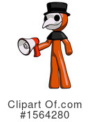 Orange Man Clipart #1564280 by Leo Blanchette