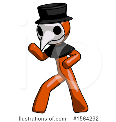 Royalty-Free (RF) Orange Man Clipart Illustration by Leo Blanchette - Stock Sample #1564292