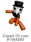 Orange Man Clipart #1564293 by Leo Blanchette