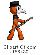 Orange Man Clipart #1564301 by Leo Blanchette