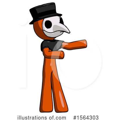 Royalty-Free (RF) Orange Man Clipart Illustration by Leo Blanchette - Stock Sample #1564303