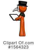 Orange Man Clipart #1564323 by Leo Blanchette
