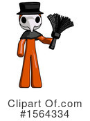 Orange Man Clipart #1564334 by Leo Blanchette