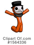 Orange Man Clipart #1564336 by Leo Blanchette