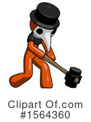 Orange Man Clipart #1564360 by Leo Blanchette