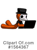 Orange Man Clipart #1564367 by Leo Blanchette