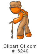 Orange Man Clipart #16240 by Leo Blanchette