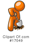 Orange Man Clipart #17049 by Leo Blanchette