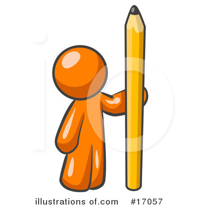 Pencil Clipart #17057 by Leo Blanchette