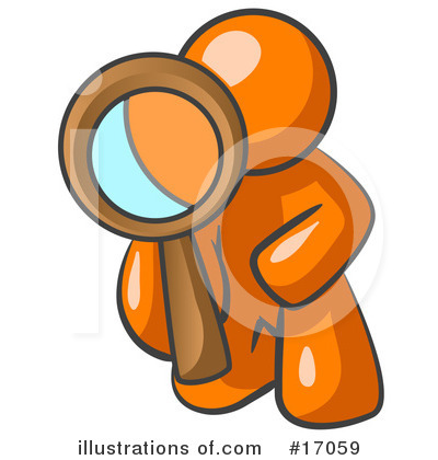 Royalty-Free (RF) Orange Man Clipart Illustration by Leo Blanchette - Stock Sample #17059