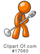 Orange Man Clipart #17060 by Leo Blanchette