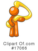 Orange Man Clipart #17066 by Leo Blanchette