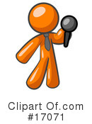 Orange Man Clipart #17071 by Leo Blanchette