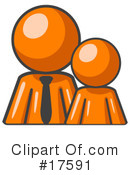 Orange Man Clipart #17591 by Leo Blanchette