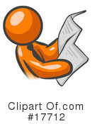 Orange Man Clipart #17712 by Leo Blanchette