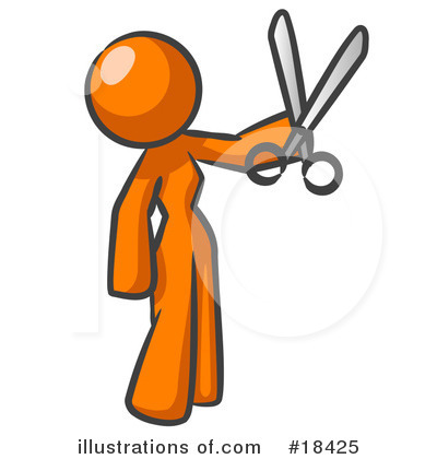 Royalty-Free (RF) Orange Man Clipart Illustration by Leo Blanchette - Stock Sample #18425