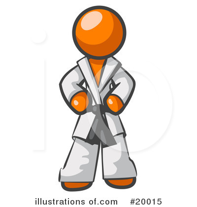 Karate Clipart #20015 by Leo Blanchette