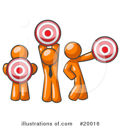 Target Clipart #20016 by Leo Blanchette