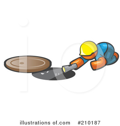 Man Hole Clipart #210187 by Leo Blanchette