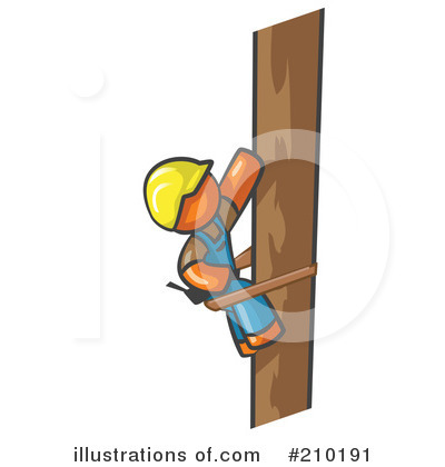 Telephone Pole Clipart #210191 by Leo Blanchette