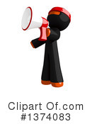 Orange Man Ninja Clipart #1374083 by Leo Blanchette