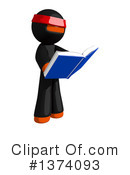 Orange Man Ninja Clipart #1374093 by Leo Blanchette