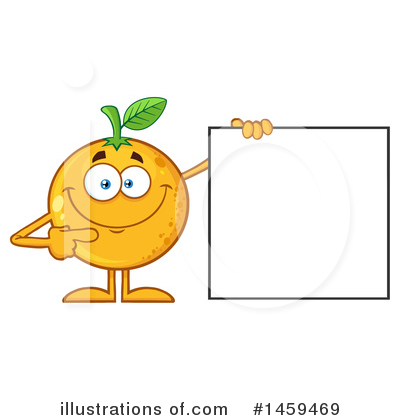 Royalty-Free (RF) Orange Mascot Clipart Illustration by Hit Toon - Stock Sample #1459469