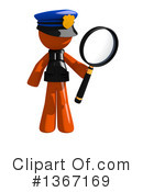 Orange Police Officer Clipart #1367169 by Leo Blanchette
