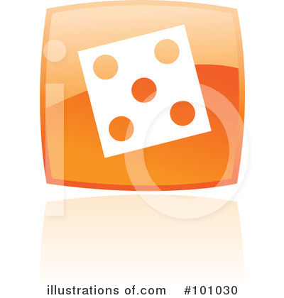 Royalty-Free (RF) Orange Square Icons Clipart Illustration by cidepix - Stock Sample #101030