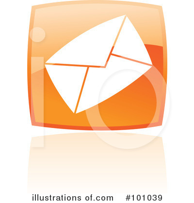 Royalty-Free (RF) Orange Square Icons Clipart Illustration by cidepix - Stock Sample #101039