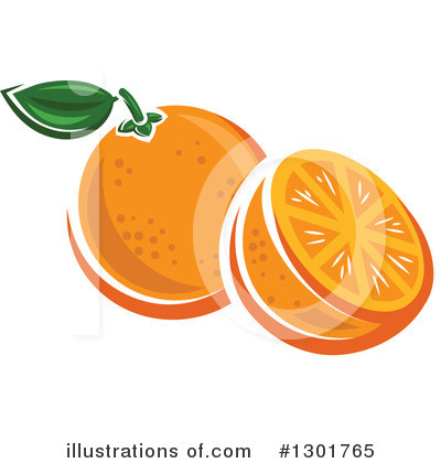 Royalty-Free (RF) Oranges Clipart Illustration by Vector Tradition SM - Stock Sample #1301765