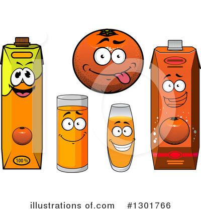 Royalty-Free (RF) Oranges Clipart Illustration by Vector Tradition SM - Stock Sample #1301766